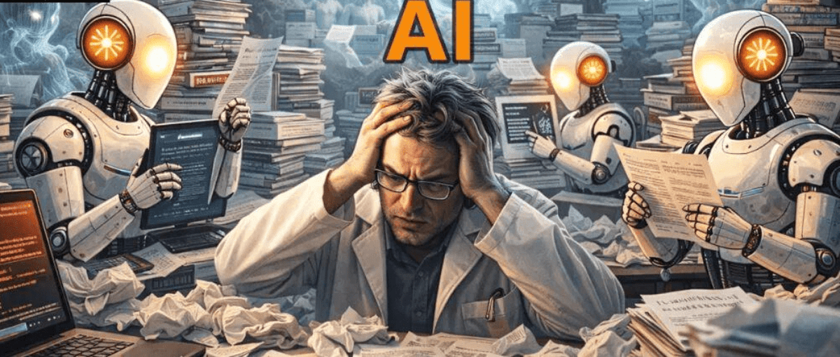 科学界爆发AI认知污染!1年狂投50篇论文,ICLR投稿20%AI生成