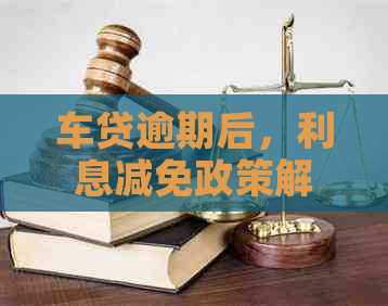 车贷逾期后，利息减免政策解读及应对策略