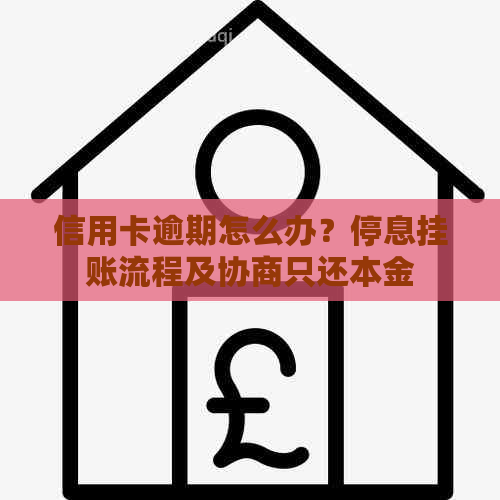 信用卡逾期怎么办？停息挂账流程及协商只还本金