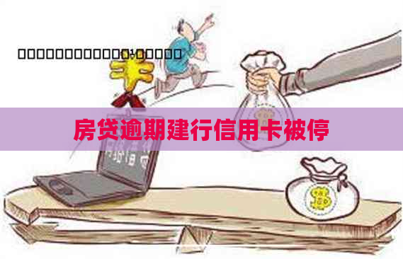 房贷逾期建行信用卡被停