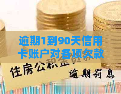 逾期1到90天信用卡账户对各项欠款的影响及相关问题探讨