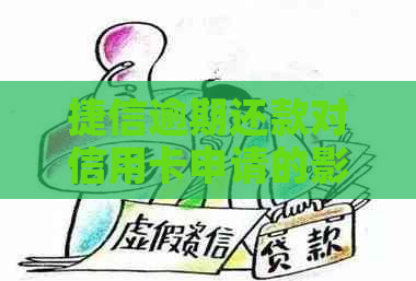 捷信逾期还款对信用卡申请的影响及解决办法：逾期后如何办理信用卡？