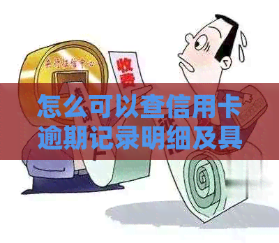 怎么可以查信用卡逾期记录明细及具体时间？