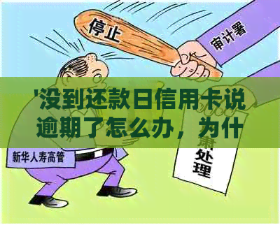 '没到还款日信用卡说逾期了怎么办，为什么催款电话提前？'