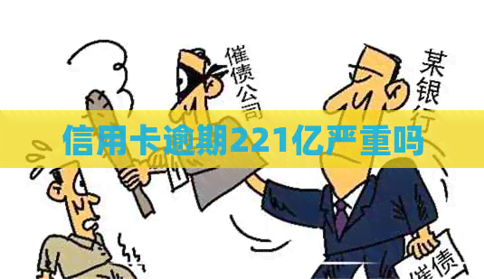 信用卡逾期221亿严重吗