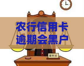 农行信用卡逾期会黑户吗怎么办？2021年新法规如何应对？