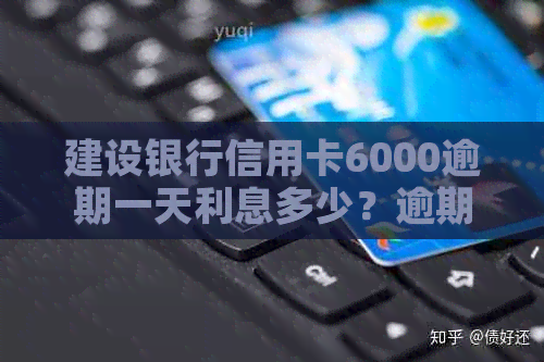 建设银行信用卡6000逾期一天利息多少？逾期1年后果如何？