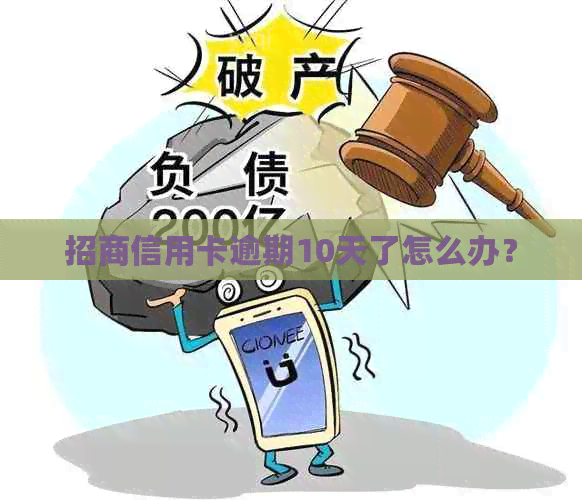 招商信用卡逾期10天了怎么办？