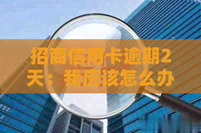 招商信用卡逾期2天：我应该怎么办？这里有全面的解决方案！