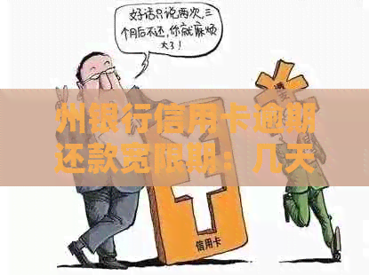 州银行信用卡逾期还款宽限期：几天？详细解答与影响