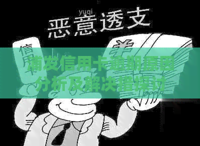 浦发信用卡逾期原因分析及解决措探讨