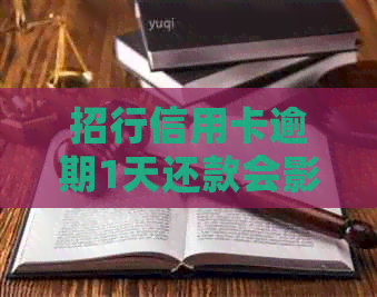 招行信用卡逾期1天还款会影响吗，怎么办？