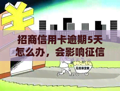 招商信用卡逾期5天怎么办，会影响吗？