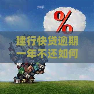 建行快贷逾期一年不还如何处理