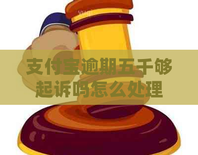 支付宝逾期五千够起诉吗怎么处理