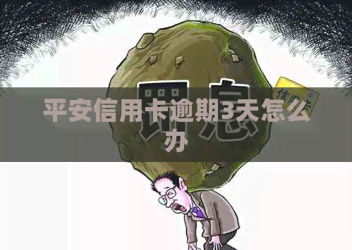 平安信用卡逾期3天怎么办