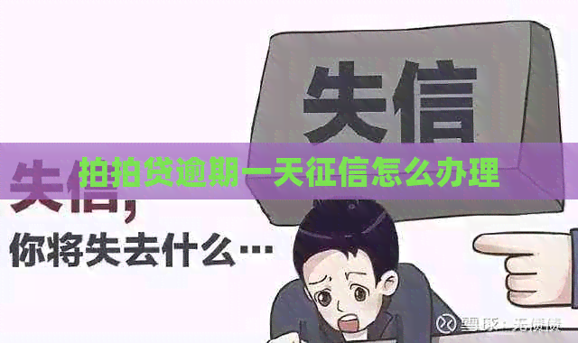 逾期一天怎么办理