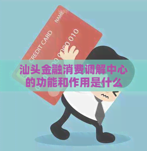 汕头金融消费调解中心的功能和作用是什么