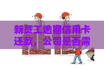 新员工逾期信用卡还款，公司是否需要承担赔偿责任？如何处理？