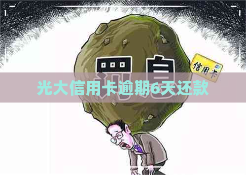 光大信用卡逾期6天还款