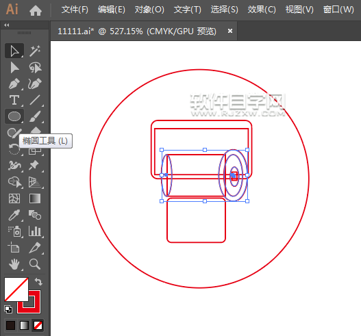 ai形状生成器来绘制一个logo