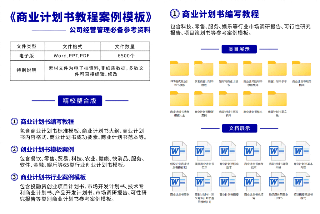 商业计划书生成器：免费在线生成、教程与写作指南