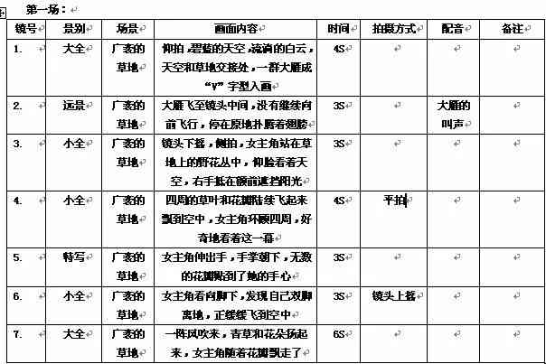 分镜脚本创作指南：掌握拍摄技巧与实用步骤，打造高质量视频作品