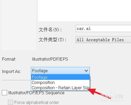 ai文件分层导入ae脚本