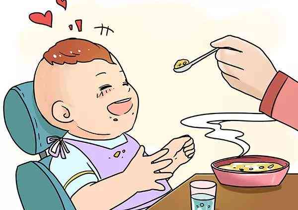 宝吃面：孩子看着朋友分享的幽默句子，文案中宝宝的美食时刻