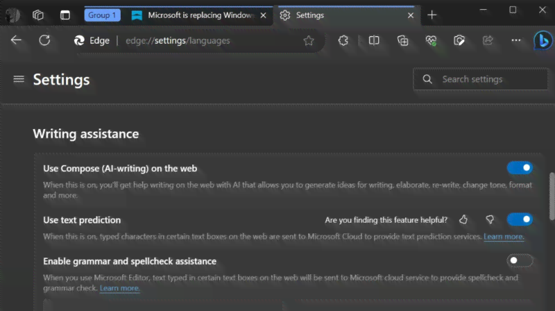 edge怎么开启ai写作