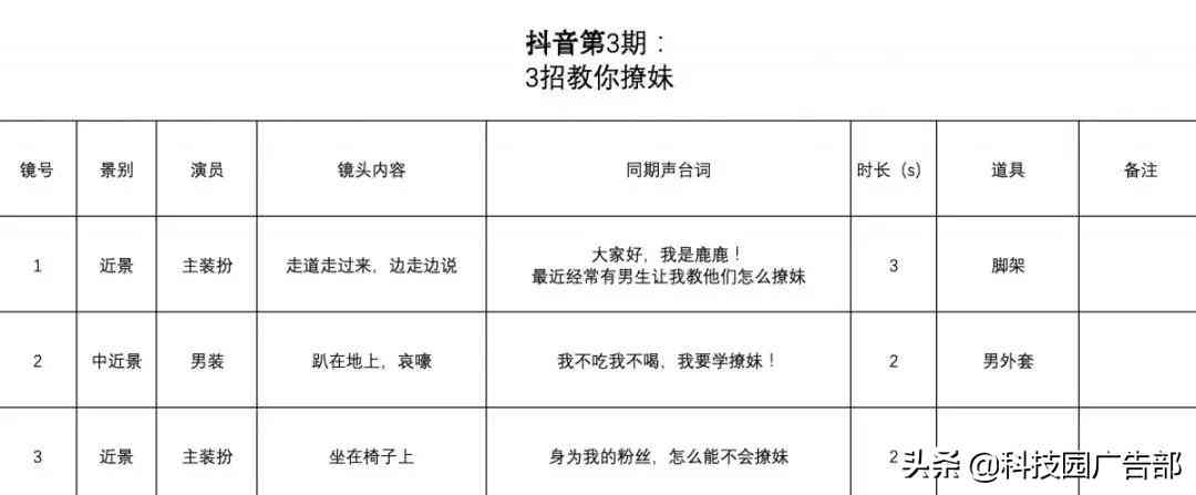 文案脚本模板：写作指南与素材整合教程