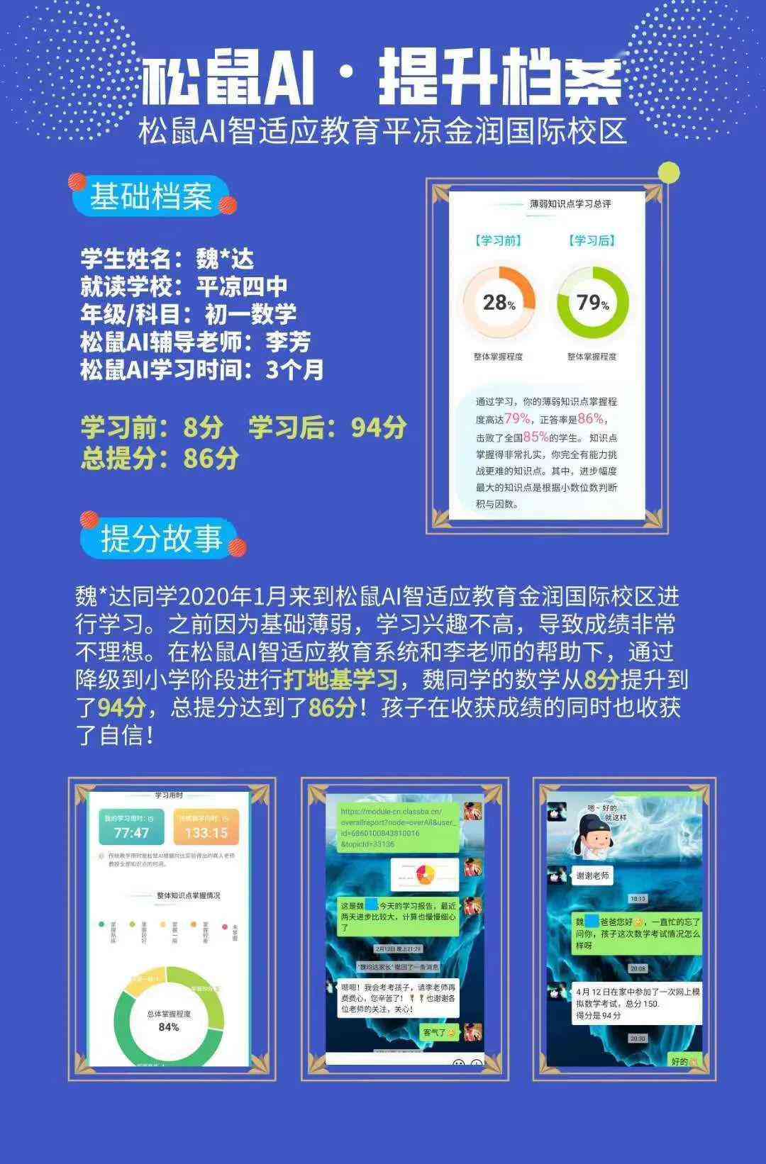 全面解析：松鼠AI诊断报告——个性化教育解决方案与下在线学成效评估