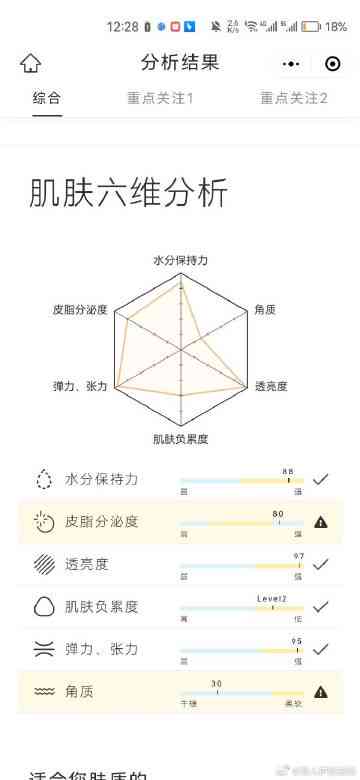 华为测肤综合85分，评分如何？