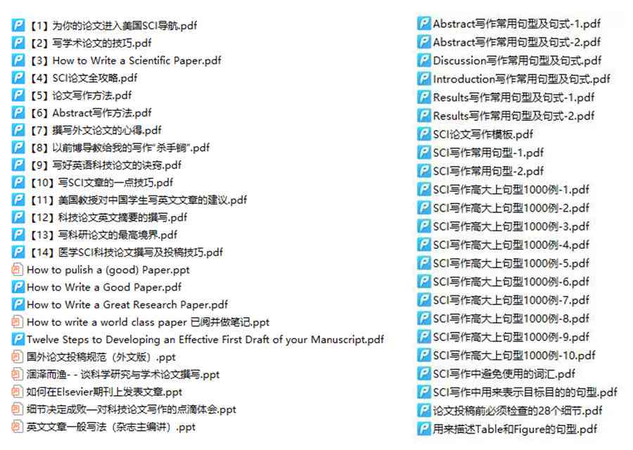 AI助力写作助手：Sci论文写作学神器