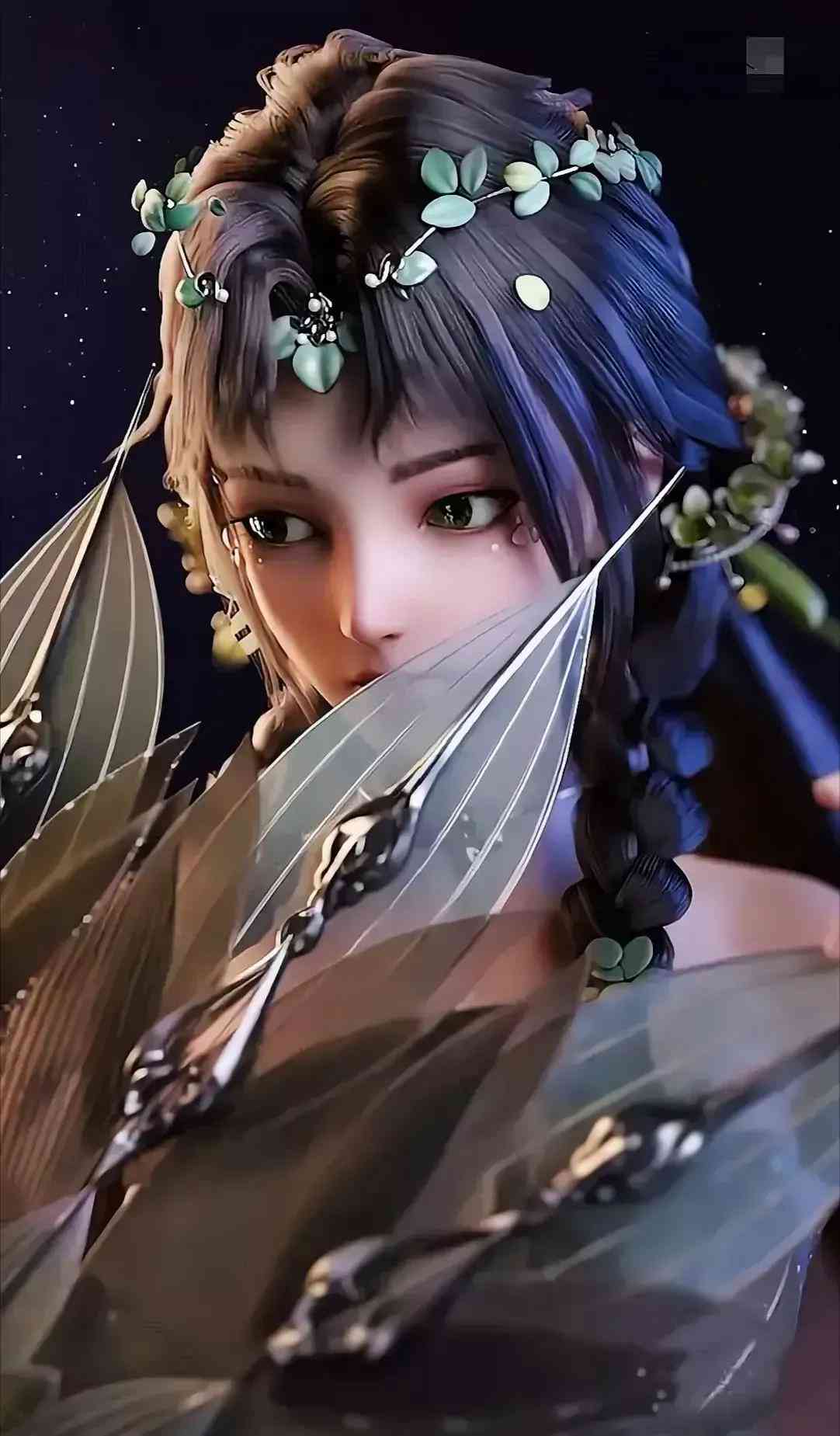 仙侠手绘：铅笔动画美女与女性角色铅笔插画集