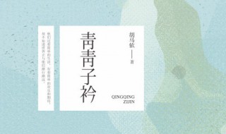 青青子衿作者：低糖海苔饼青青子衿却却，性别不详