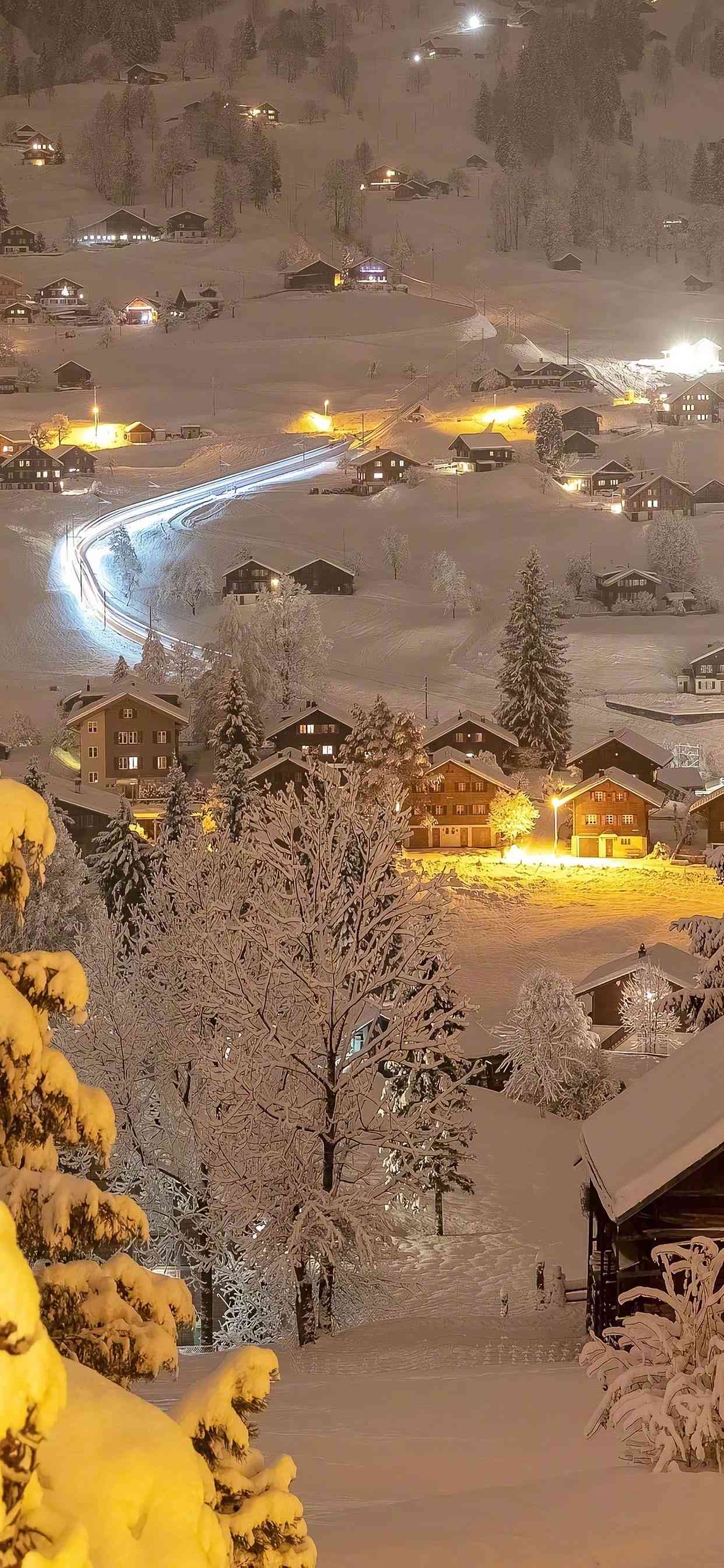 冬日雪韵高清手机壁纸，雪景沉浸式体验