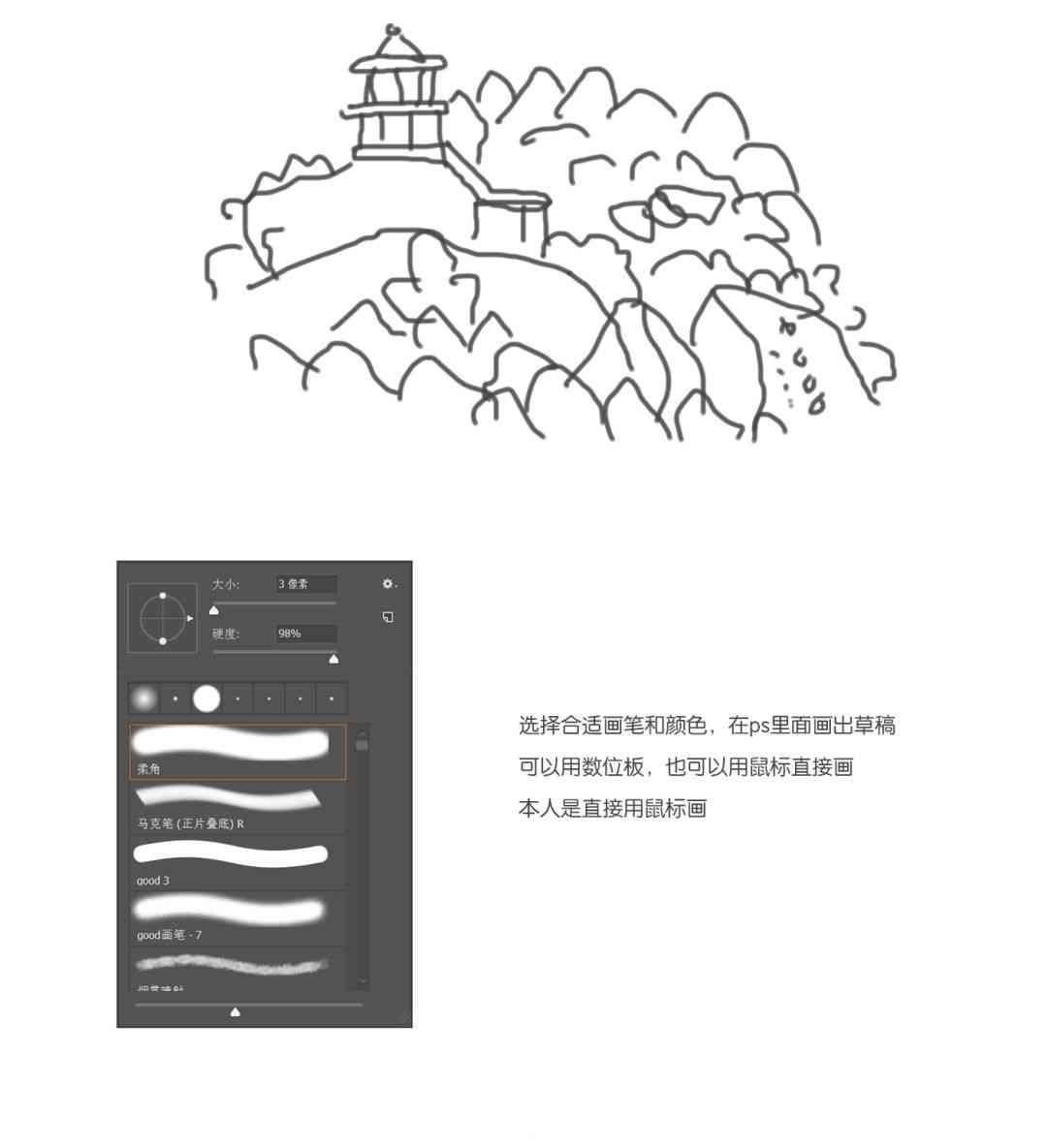 ai线稿风景创作：打造独特风景画与插画艺术