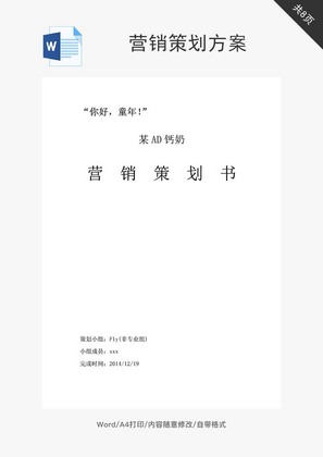 营销方案文档：撰写指南、制作步骤、范文及Word模板