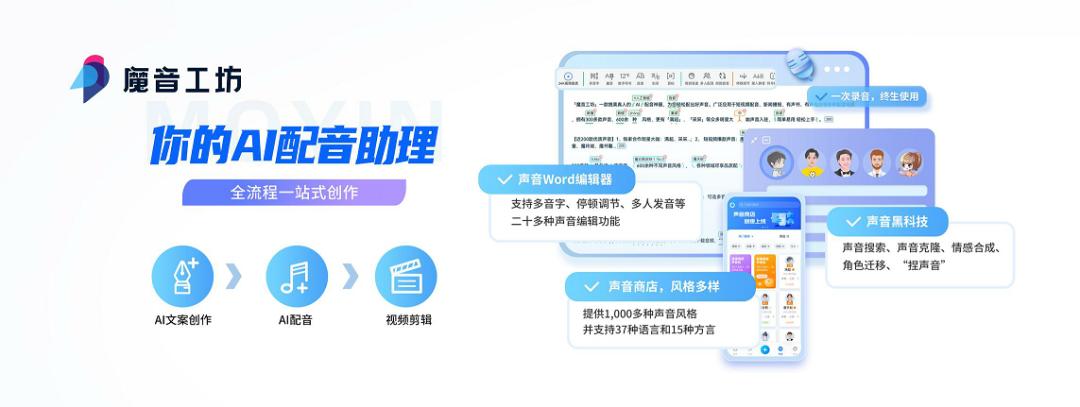 探索魔音工坊：一站式AI配音解决方案，满足短视频、有声书等多种创作需求