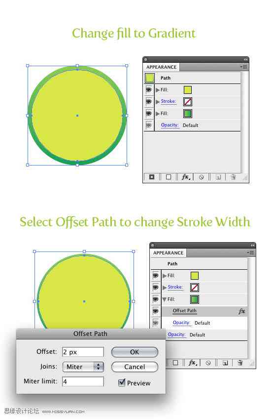 Adobe Illustrator 渐变效果制作详解：快速掌握渐变工具使用方法