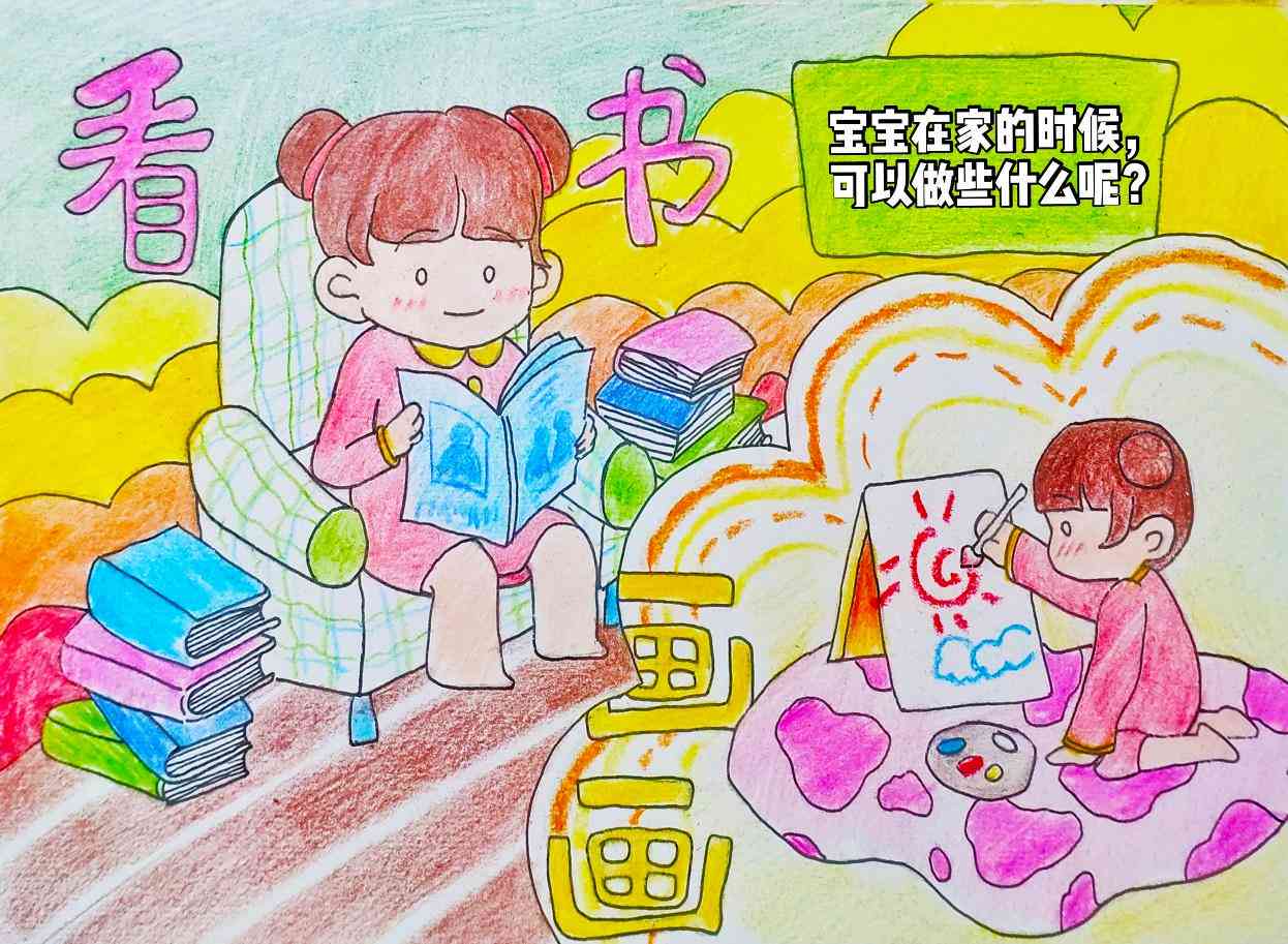 一家三口ai绘画文案怎么写